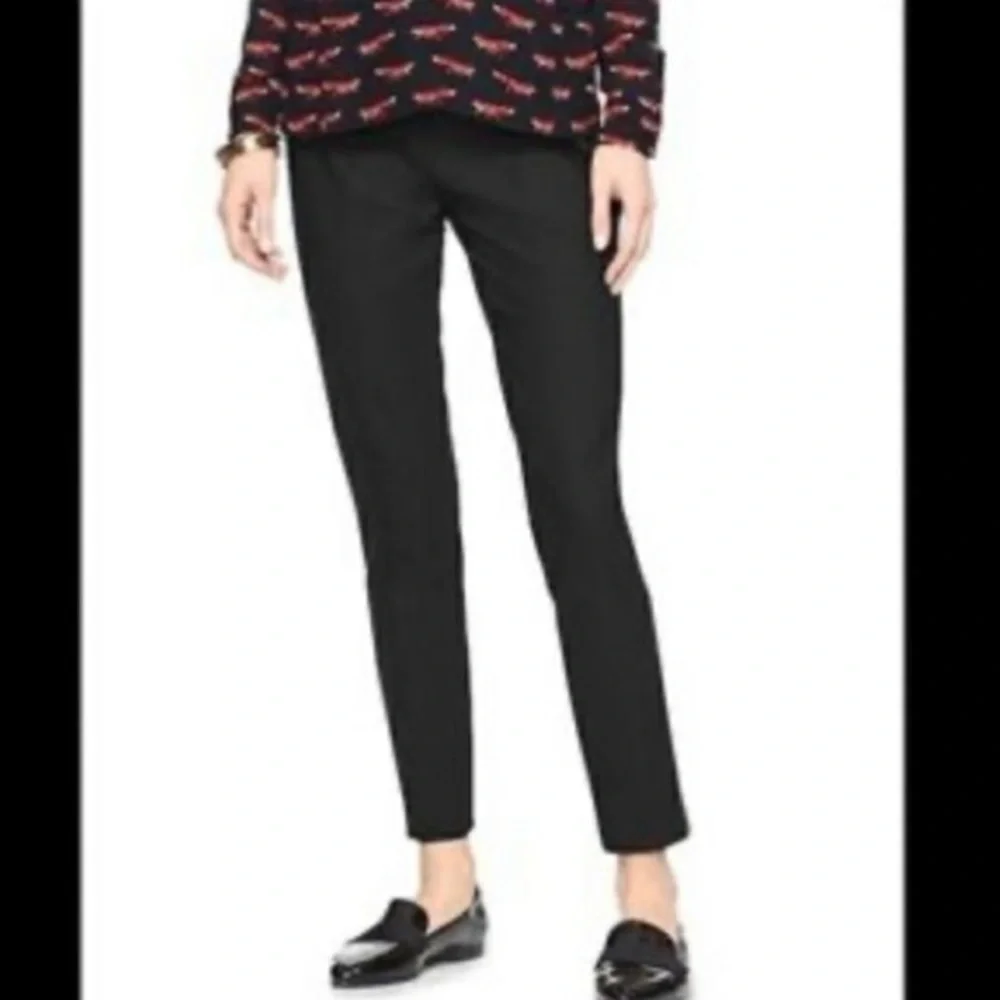 NWT KATE SPADE blaze a trail stretch black pants size 4
